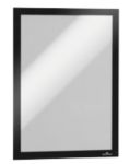 DURABLE wandmontierbarer magnetischer Inforahmen A4 236 x 323 mm Schwarz 2 Stück