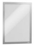 DURABLE wandmontierbarer magnetischer Inforahmen A4 236 x 323 mm Silber 2 Stück