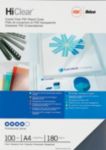 Thumbnail - GBC HiClear Einbanddeckel A4 PVC 180 Mikron Transparent 100 Stück