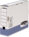 Bankers Box System Archivschachtel A4 Fastfold FSC Weiß 260 (H) x 80 (B) x 315 (T) mm 10 Stück