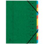 Thumbnail - Exacompta Ordnungsmappe 54123E DIN A4 Grün Manilakarton 24 x 1 x 32 cm