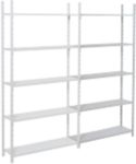ARNO SPACE Arno Regale 5 Fachböden Verzinkt 1.000 x 300 x 2.000 mm Grau