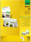 Sigel DIN A6 Grußkarte Bright White 185 g/m² Matt 50 Stück