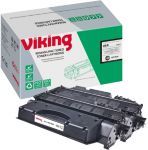 Viking 05X Kompatibel HP Tonerkartusche CE505XD Schwarz Duopack 2 Stück