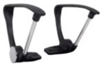 Realspace Armlehnen Bürostuhl Ness & Mosil Schwarz 150 x 350 x 280 mm 2 Stück