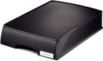 Leitz Plus Briefablage-Schublade 5210 DIN A4 Schwarz 25,5 x 37,6 x 7 cm
