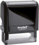 Trodat Adressstempel Printy 4913 Schwarz 7,4 x 3,5 x 8,5 cm