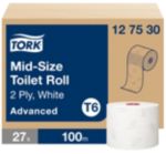 Tork Advanced Toilettenpapier T6 2-lagig 127530 27 Rollen à 320 Blatt