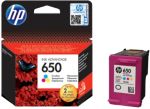 HP 650 Original Tintenpatrone CZ102AE#BHK Cyan, Magenta, Gelb