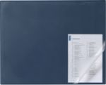 DURABLE Schreibunterlage Spezial Kunststoff mit Abdeckung DunkelBlau 65 x 52 cm