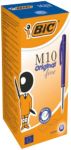 BIC Kugelschreiber M10 0.3 mm Blau 50 Stück