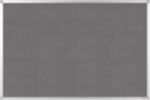 Viking Pinnwand Nicht magnetisch Wandmontage Filz 60 (B) x 0,81 (T) x 45 (H) cm Aluminium Grau