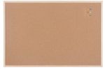 Viking Kork Pinnwand Nicht magnetisch Wandmontage 90 (B) x 1,4 (T) x 60 (H) cm Holz Braun