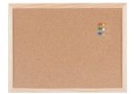 Viking Kork Pinnwand Nicht magnetisch Wandmontage 40 (B) x 1,4 (T) x 30 (H) cm Holz Braun