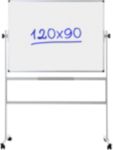 Thumbnail - Viking Drehstativtafel Freistehend Magnetisch Emaille Beidseitig 120 (B) x 90 (H) cm