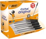 BIC Cristal Original Kugelschreiber Schwarz Mittel 0.4 mm 100 Stück 5494554