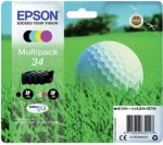 Thumbnail - Epson 34 Original Tintenpatrone C13T34664010 Schwarz, Cyan, Magenta, Gelb 4 Stück Multipack