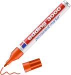 edding 3000 Permanentmarker Mittel Rundspitze 1,5 - 3 mm Orange Nachfüllbar Wasserbeständig