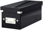Thumbnail - Leitz Click & Store WOW CD Aufbewahrungsbox Polypropylen, Karton Schwarz 14,3 x 35,2 x 13,6 cm