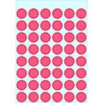 HERMA Markierungspunkte 1866 Rot Ø 13 mm 5 Blatt à 48 Etiketten