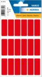 HERMA Vielzwecketiketten 3652 Rot 12 x 34 mm 5 Blatt à 18 Etiketten