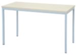 Viking Realspace Rectangular Table Maple Mfc (Melamine Faced Chipboard), Steel Silver 1,600 X 800 X 750 Mm