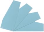 Viking Trennstreifen Recycled 100% Folio Blau Pappkarton 2 Löcher 100 Stück