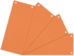 Viking Trennstreifen 100% Recycelt DIN A4 Orange Pappkarton Rechteckig 2 Löcher 100 Stück