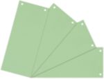 Viking Trennstreifen Recycled 100% Folio Grün Pappkarton Rechteckig 2 Löcher 100 Stück
