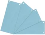 Viking Trennstreifen Recycled 100% Folio Blau Pappkarton Rechteckig 2 Löcher 5847192 100 Stück