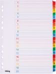 Viking Mylar 1 To 20 Numerical Dividers A4 White 20 Part Cardboard 11 Holes