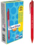 Thumbnail - Papermate Kugelschreiber InkJoy 100 RT 0.4 mm Rot 20 Stück