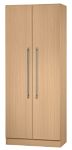Hammerbacher Flügeltürenschrank 4 Fachböden Matrix Buche 800 x 420 x 2.004 mm