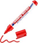 edding 8030 Permanent Permanentmarker Rot Fein Rundspitze 3 mm 6265143