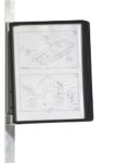 DURABLE VARIO Sichttafelsystem 5 Flächen DIN A4 Metall, PP (Polypropylen) Schwarz
