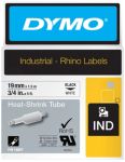 DYMO IND 10857 Rhino Heissschrumpfschlauch 19 mm x 1,5 m Schwarz, Weiß