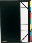 Exacompta Ordnungsmappe Ordonator 7/55321E, schwarz, 7-teilig, für A4