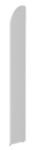 Kerkmann Dante Holz Abschlusswange 19 x 325 x 1.900 mm Weiß