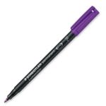 STAEDTLER Permanentmarker Lumocolor Lila 12 Stück