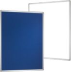 Franken Whiteboard Magnetisch Wandmontage 120 (B) x 90 (H) cm Aluminium Blau, Weiß
