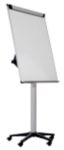 Bi-Office Earth Flipchart Easel Freestanding Aluminium White