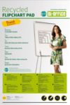 Bi-Office Earth Flipchart-Papier Blanko Euro 50 55 g/m² 5 Stück à 50 Blatt