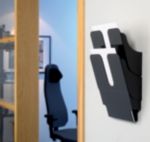 Thumbnail - DURABLE FLEXIPLUS DIN A4 Wandprospekthalter Wandmontiert Schwarz 1709008060 24,7 x 10 x 36 cm 2 Stück
