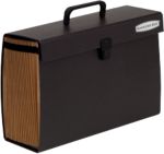 Fellowes Dokumentenmappe DIN A4 Schwarz Faserplatten-Konstruktion 19 Fächer 36,2 x 12,4 x 25 cm