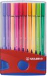STABILO Pen 68 Faserschreiber 1 mm Mittel Farbig sortiert 20 Stück