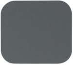 Fellowes 58023 Gummi, PES (Polyester) Mauspad Silber