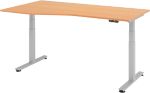 Thumbnail - Hammerbacher Sitz-Stehschreibtisch XDSM Buche 1.800 x 800 x 635 mm