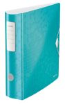 Leitz 180° Active Wow Wide Lever Arch File A4 82 Mm Ice Blue 2 Rings 1106 Polyfoam Portrait