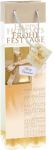 Sigel Flaschentragebeutel Golden Shimmer Beige 10 x 35 x 8 cm 5 Stück