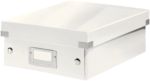 Thumbnail - Leitz Click & Store WOW Kleine Aufbewahrungsbox Hartpappe Weiß 220 x 282 x 1000 mm